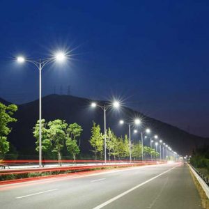 Wie viele Meter 1 Stück LED-Straßenlaterne