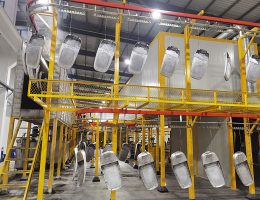 Malerei von Straßenlaternen