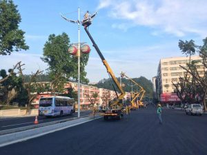 Wie wird die Straßenbeleuchtung gewartet?